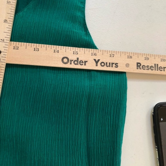 Dana Buchman  size 10 emerald green 2 pc duster & tank - Picture 13 of 15
